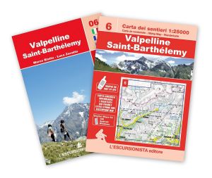 06 - Valpelline, Saint-Barthélemy carta dei sentieri 1:25.000 IMPERMEABILE