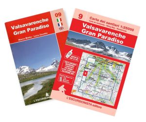 09 - Valsavarenche, Gran Paradiso carta dei sentieri 1:25.000 IMPERMEABILE