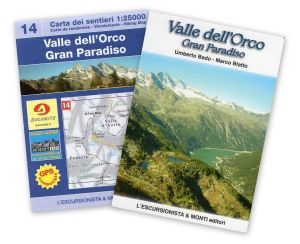 Valle dell'Orco Gran Paradiso guida e carta 1:25.000