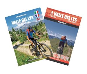 Valle del Lys in mountain-bike - guida + carta 1:25.000