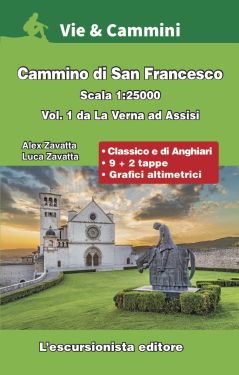  Cammino di San Francesco vol.1 da La Verna ad Assisi 1:25.000