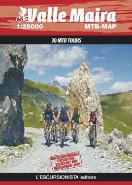  Valle Maira MTB MAP 1:25.000 IMPERMEABILE 2022