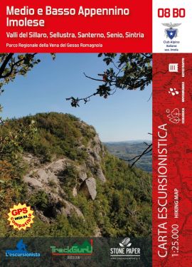 Medio e Basso Appennino Imolese 1:25.000 + guida