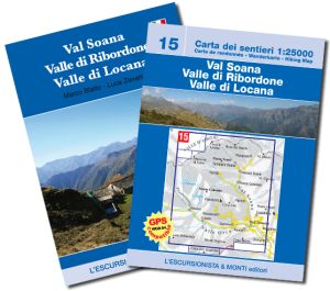 15 - Val Soana, Valle di Ribordone, Valle di Locana carta dei sentieri 1:25.000