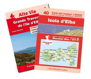 40 - Isola d'Elba (Île d'Elbe) 1:25.000 carte de randonnée et VTT FRANÇAIS