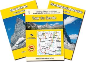 Tour du Cervin (Giro del Cervino) e Gran Balconata del Cervino, guida + carta 1:50.000 - 1:30.000