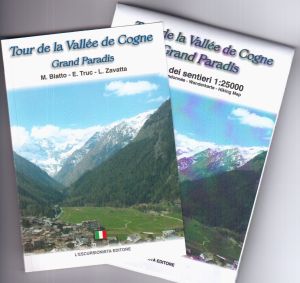 Tour de la Vallée de Cogne Grand Paradis + carta 1:25.000