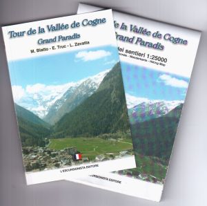 Tour de la Vallée de Cogne Grand Paradis + carte 1:25.000