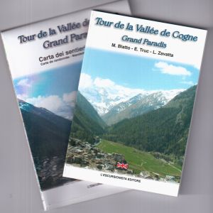 Tour de la Vallée de Cogne Grand Paradis + map 1:25000